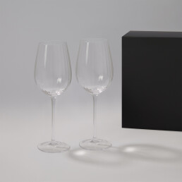 Подарочный набор 2 бокала для вина Blanche в черной коробке