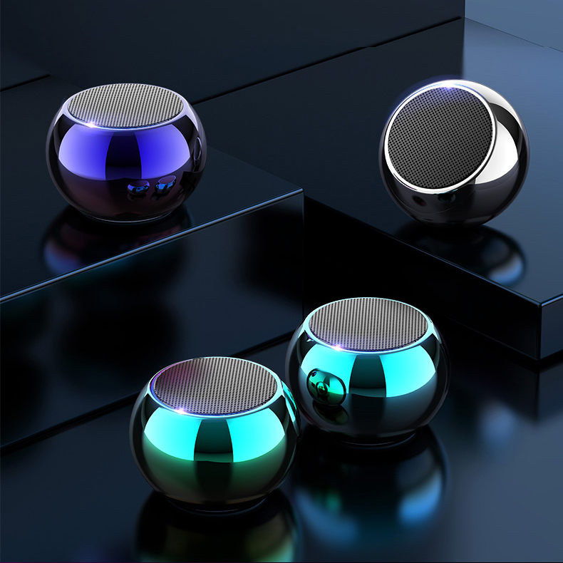 Колонка беспроводная  MyTone Mini Sound,  металлик