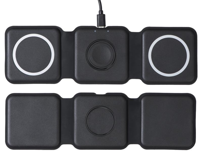 Беспроводное зарядное устройство 3-в-1 Road, 15 Вт