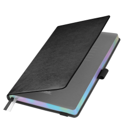 Ежедневник Galaxy недатированный, жесткая обложка, срез голограф. фольга