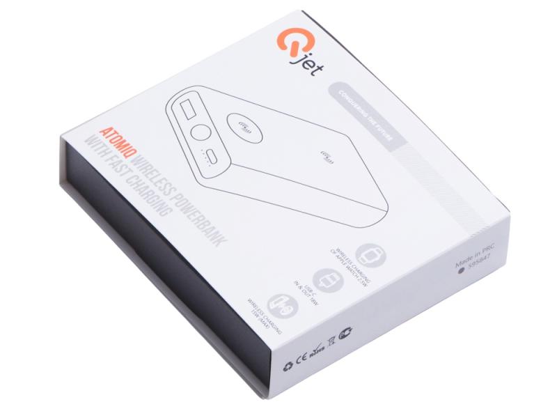 Внешний беспроводной аккумулятор 2-в-1 с функцией зарядки Apple Watch, QC/PD AtomIQ, 10000 мАч