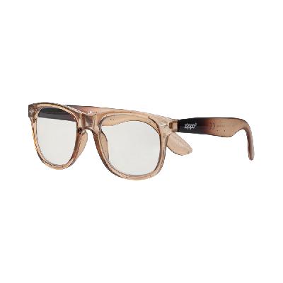 Очки солнцезащитные ZIPPO, бежевые,оправа из поликарбоната,флуоресцентная,линзы фотохромные