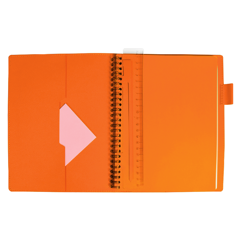 Ежедневник Flexy Verde Sivilia B5 на пружине, недатированный, в гибкой обложке