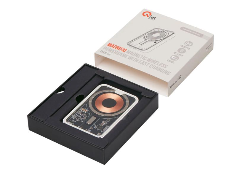 Беспроводной магнитный внешний аккумулятор с QC\PD MagnifIQ, 10000 мАч, 15 Вт