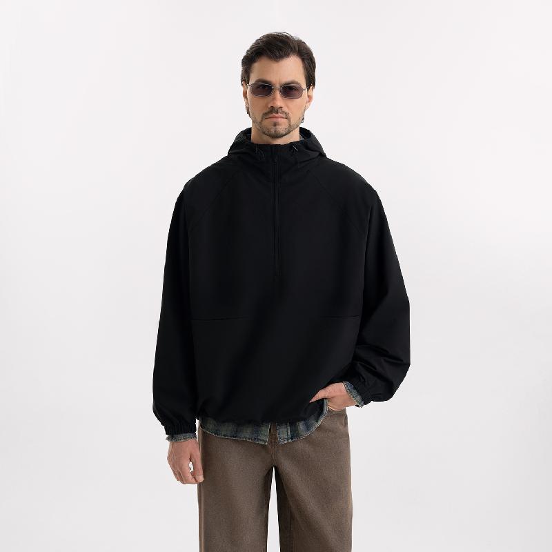 Ветровка (анорак) оверсайз унисекс RISSMAN, размер ML