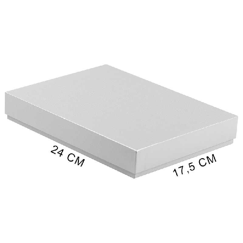 Коробка подарочная, размер 24*17,5*3 см, Solution Superior Linen,  ложемент под индивидуальную вырубку