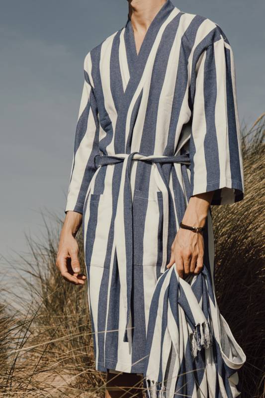 Полотенце для хаммама VINGA Ornos из переработанного хлопка GRS, 80х180 см