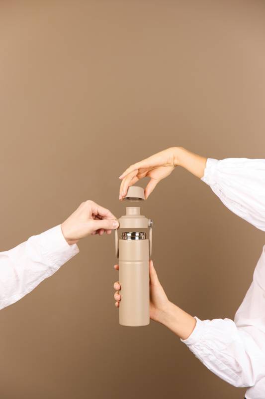 Термобутылка VINGA Baltimore Trek из переработанной стали RCS, 600 мл