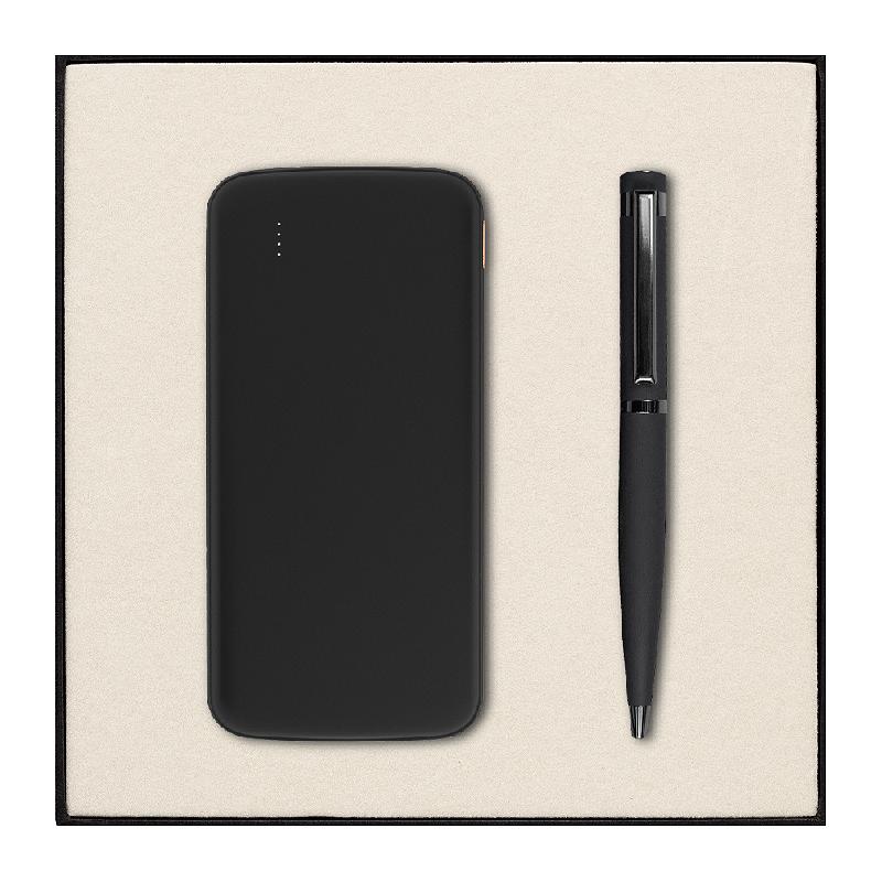 Набор подарочный Solution Superior Duo (внешний аккумулятор «Universal», ручка Attashe)