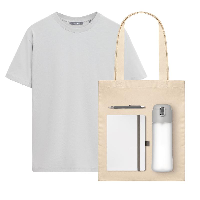 Набор с одеждой KRIS (футболка, бутылка, ежедневник, ручка, шоппер), L