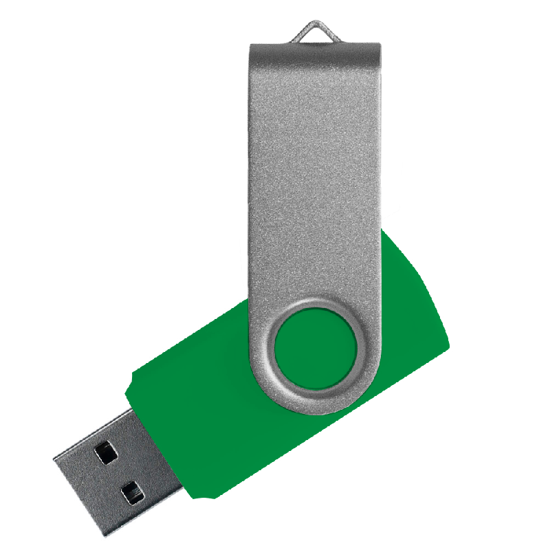 Флеш накопитель USB 2.0 Twister Сolor Mix 16GB, пластик Софт Тачметалл