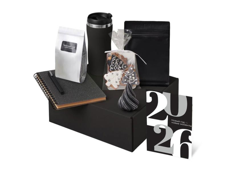 Подарочный набор Re:Charge с термокружкой, кофе и блокнотом
