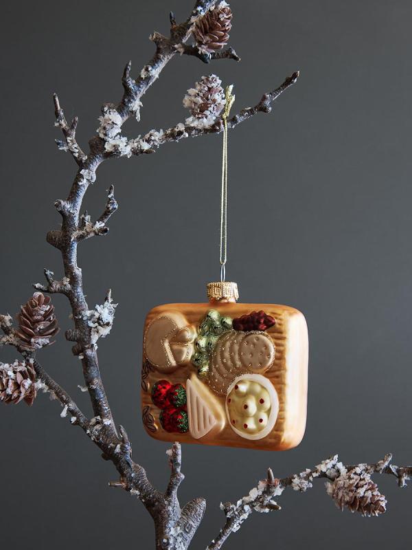 Набор ёлочных украшений christmas feast из коллекции new year essential, 4 шт.