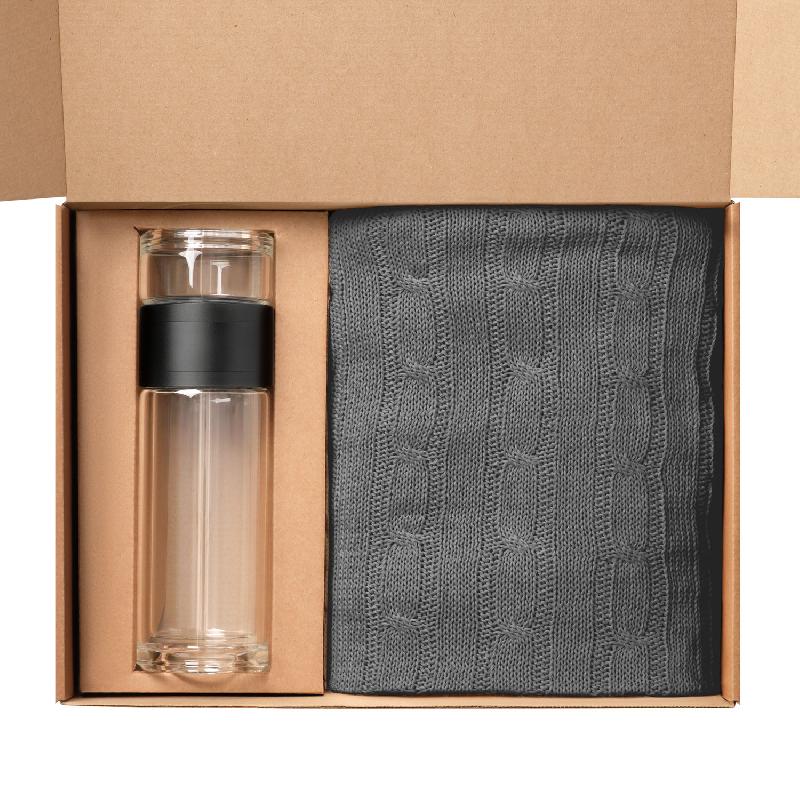 Подарочный набор Terso, Fado,  (плед, термобутылка)