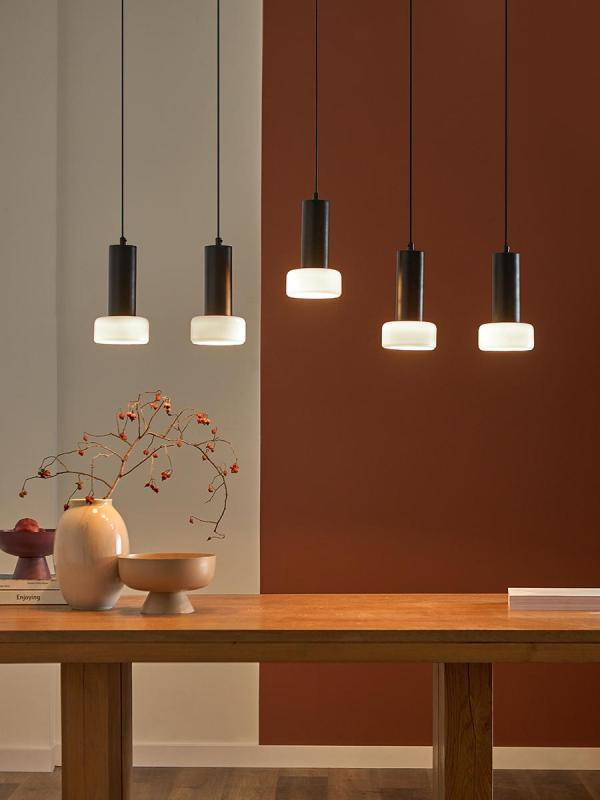 Светильник подвесной каскадный fungus, D15х25 см, 5 плафонов