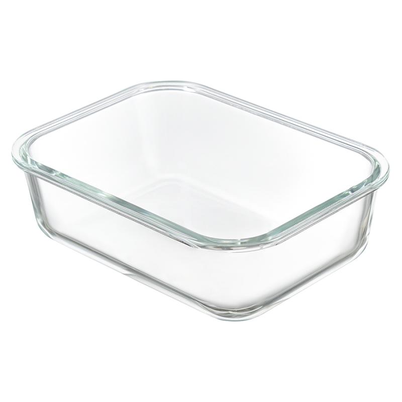 Контейнер для запекания и хранения прямоный click glass, 1,5 л