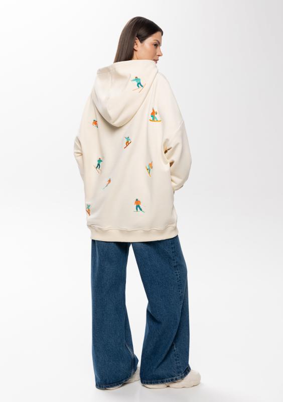 Худи унисекс STAN оверсайз футер без начёса 350