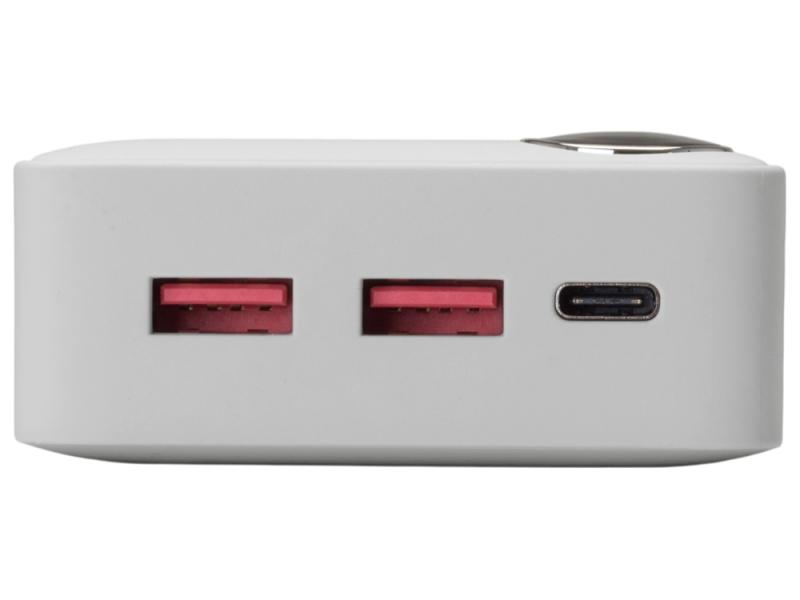 Внешний аккумулятор Mild Pro c быстрой зарядкой QC/PD, soft-touch, 20 000 mAh