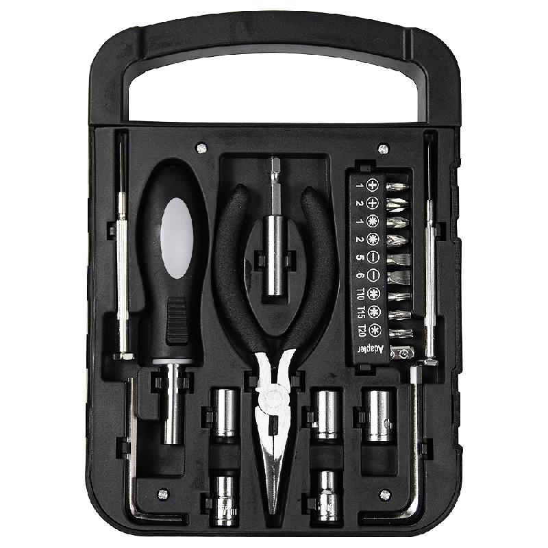 Набор инструментов Tools Unitrade, 22 инструмента, в пластиковом футляре