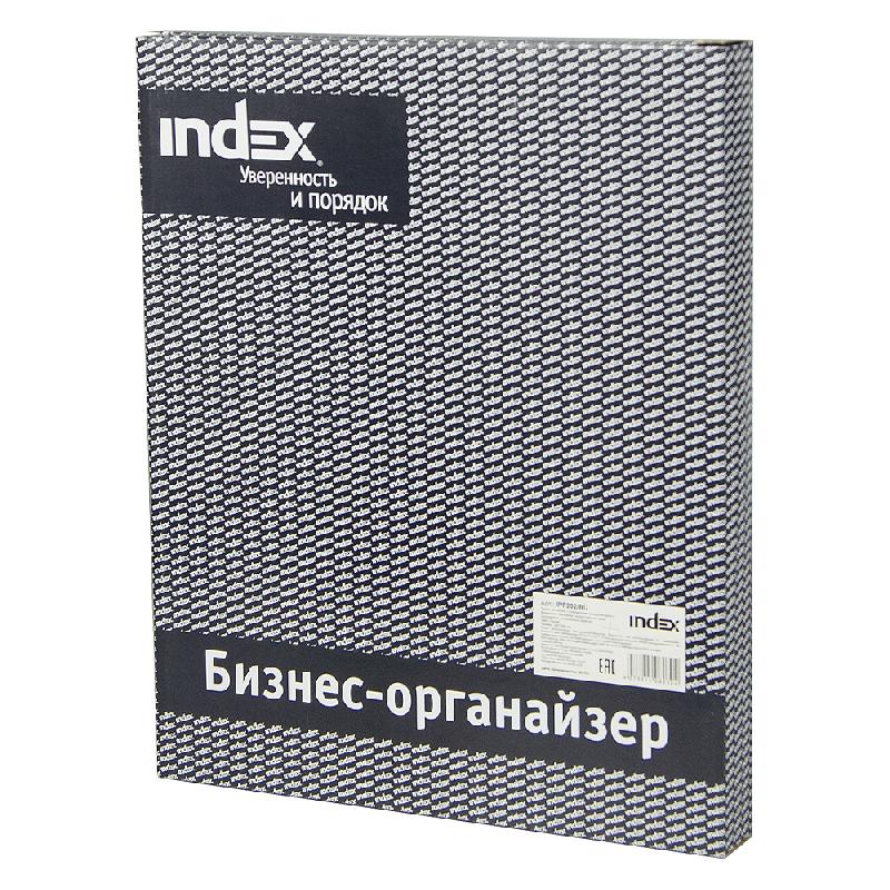 Папка-органайзер на кнопке с поворотным калькулятором и блокнотом