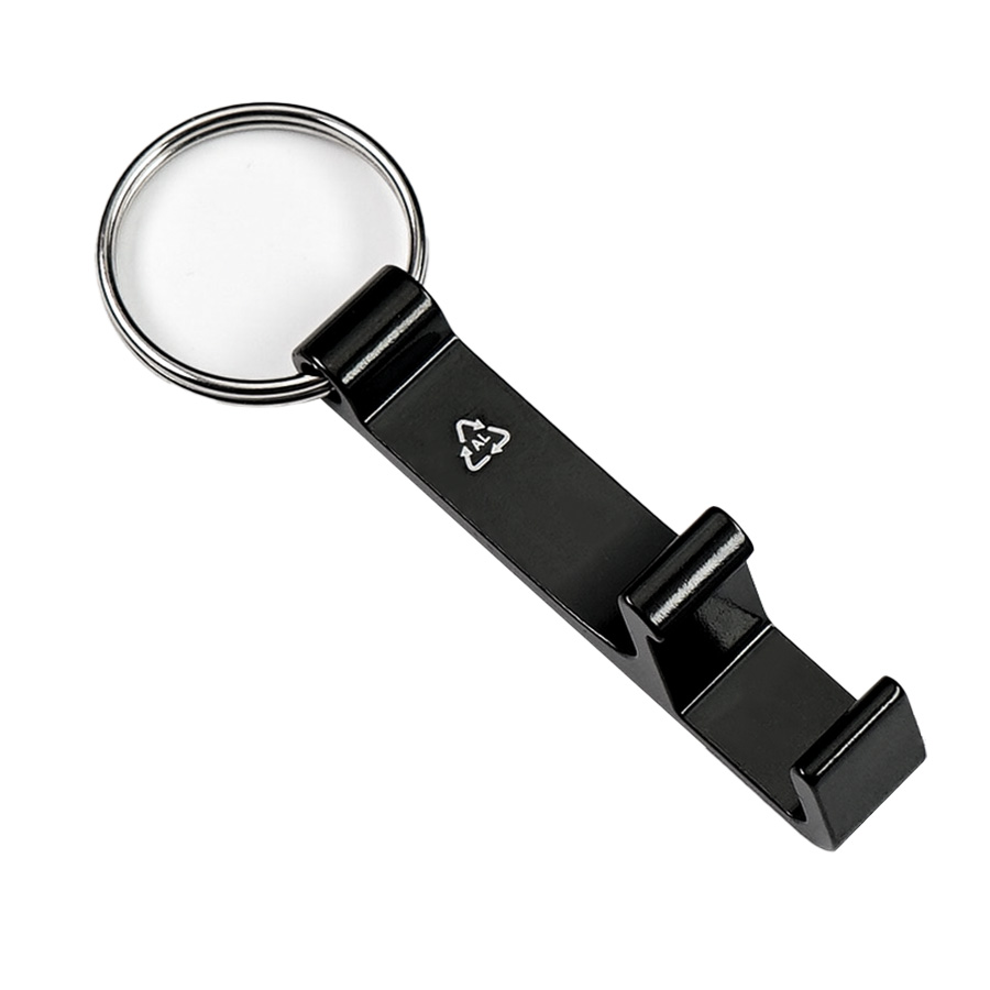 Набор ручка+ брелок ARCADA, черный, металл, пластик, картон