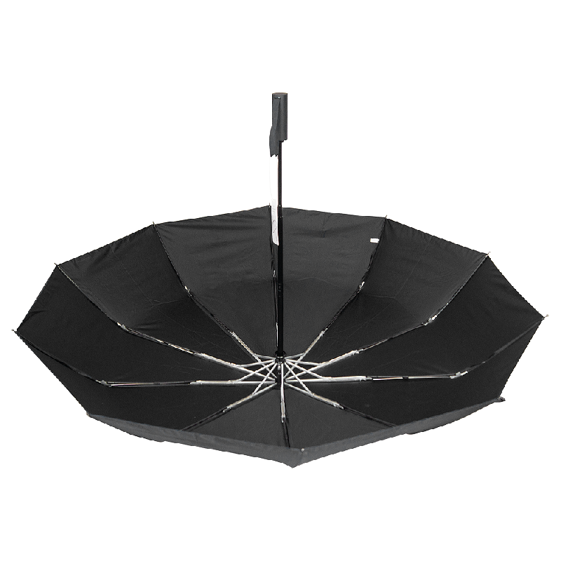 Зонт складной автоматический Forest Cardiff  Safeclosing, диаметр 130 см, 10 панелей, с плавным закрытием, в подарочной коробке