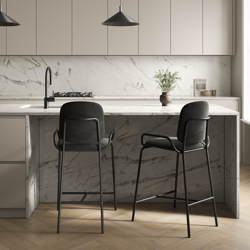 Стул барный ror, 2 frame, велюр