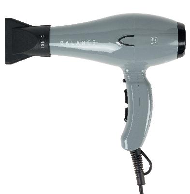 Фен DEWAL BEAUTY Balance Grey, 2200 Вт, ионизация, 1 насадка