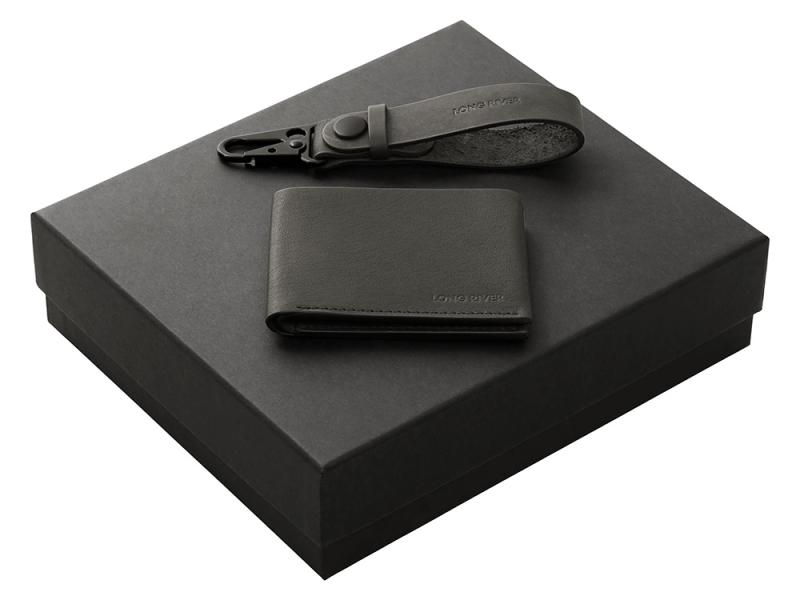 Подарочный набор Long River: кошелек, ремешок для ключей
