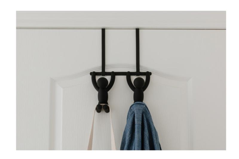 Вешалка надверная buddy, 21,6 см, 2 крючка