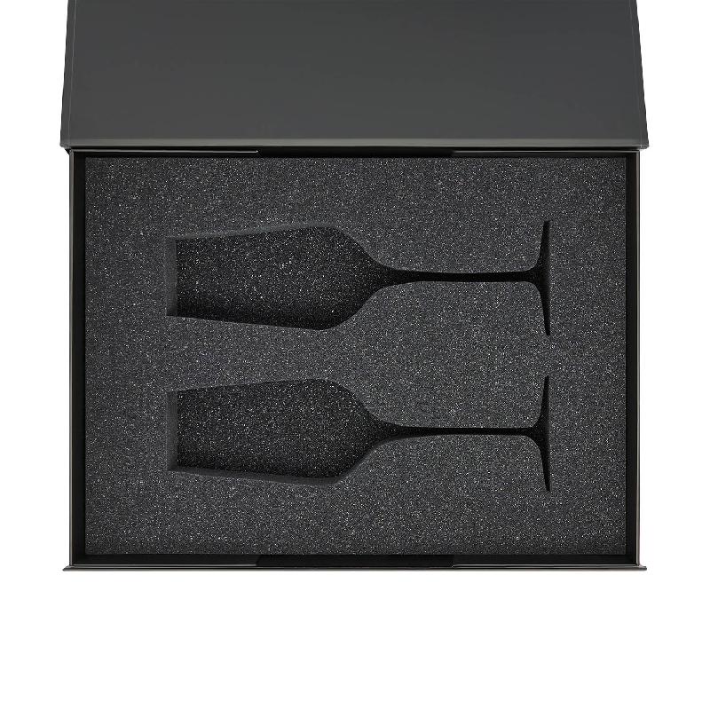 Ложемент под 2 бокала для шампанского (рифленое стекло) в среднюю коробку-трансформер (арт. 695721)