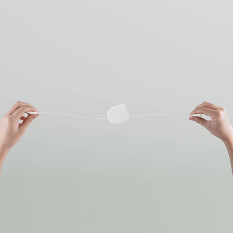 Кабель Xoopar ICE-R с ретрактором 2 в 1, разъёмы USB-C и Lightning, 60 Вт