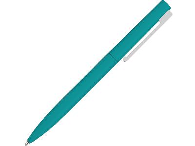 Ручка металлическая шариковая Bright F Gum soft-touch