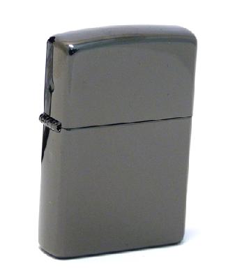 Зажигалка ZIPPO Classic с покрытием Ebony™, латунь, глянцевая, 38x13x57 мм