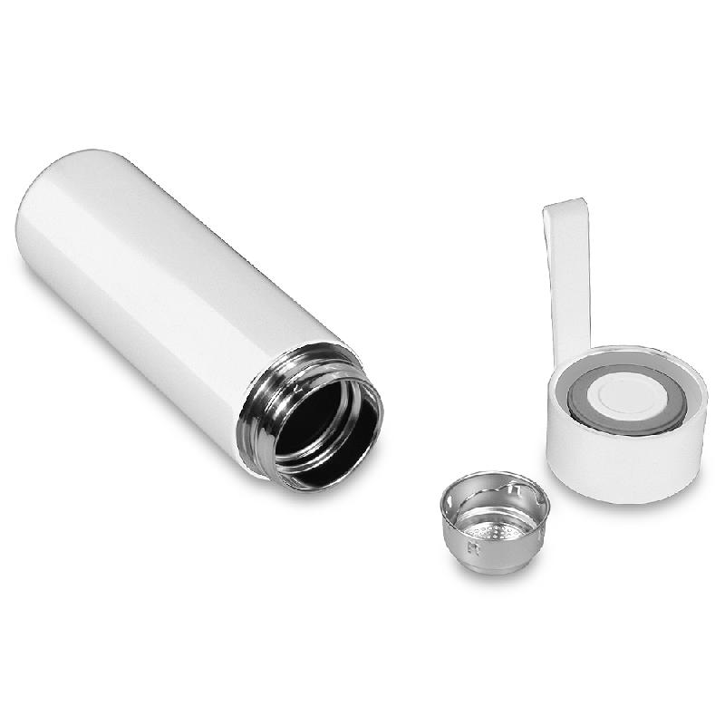 Термос стальной Бастион Плюс двухстеночный с вакуумной изоляцией 500 мл, глянцевый металлик