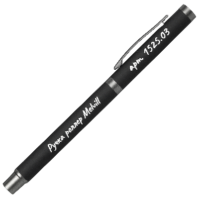 Ручка роллер Melvill Print Sample, металлическая