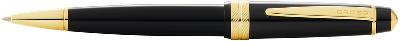 Шариковая ручка Cross Bailey Light Polished Black Resin and Gold Tone