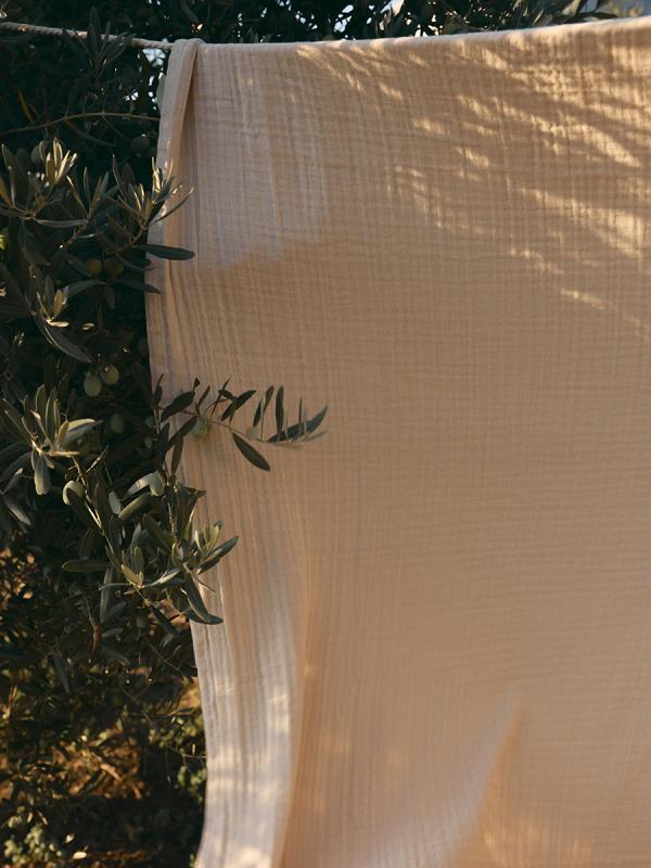 Покрывало двухстороннее из многослойного муслина  из коллекции essential, 230x250 см