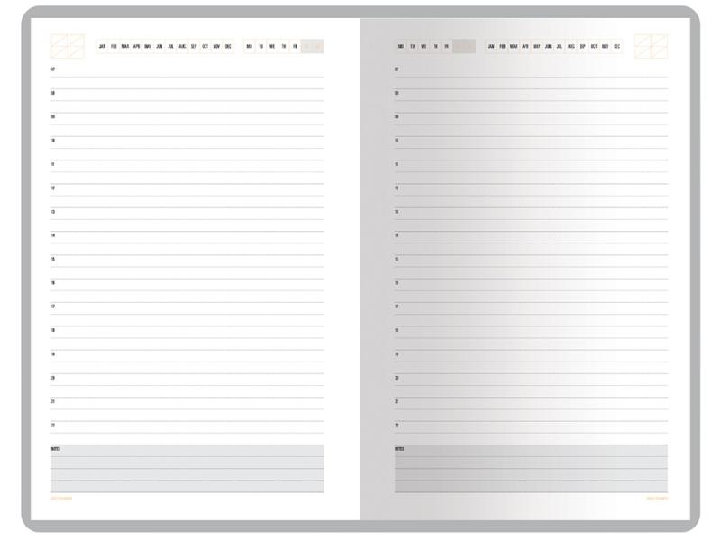 Ежедневник недатированный А5 Mercury