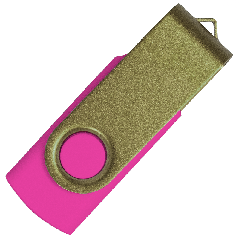 Флеш накопитель USB 2.0 Twister Сolor Mix 16GB, пластик Софт Тачметалл