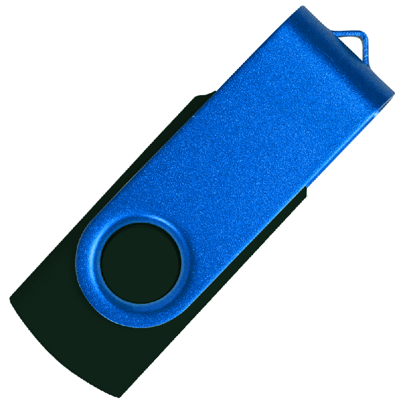 Флеш накопитель USB 2.0 Twister Сolor Mix 16GB, пластик Софт Тачметалл