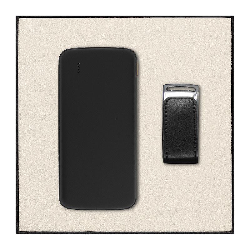 Набор подарочный Solution Superior Duo (внешний аккумулятор «Universal», Флеш накопитель Shine 32GB )