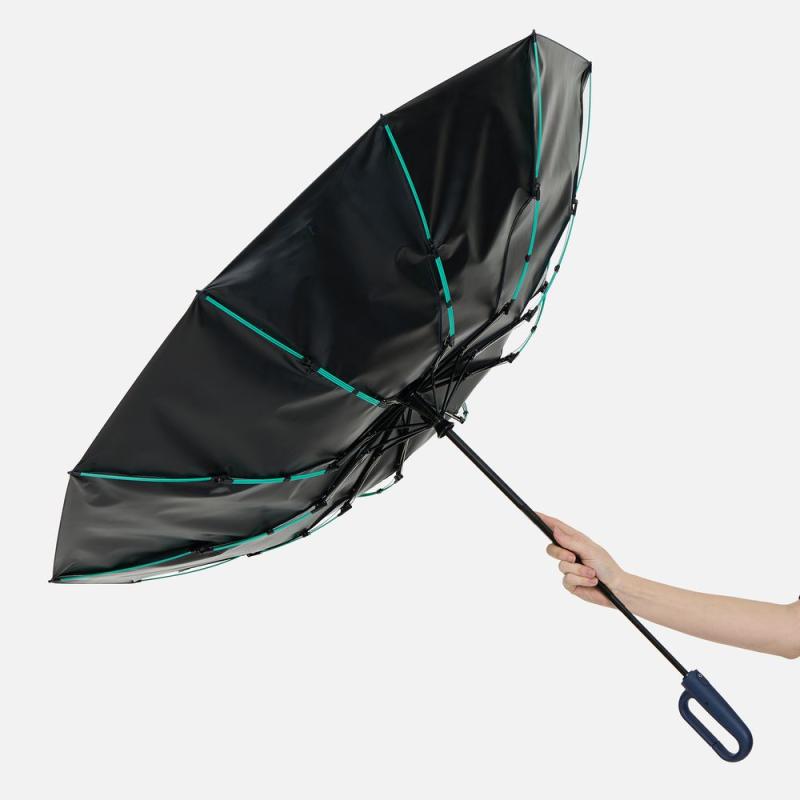 Зонт складной Skymate с УФ-защитой и ручкой-карабином