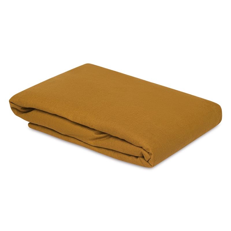 Простыня на резинке изо льна и хлопка  из коллекции essential, 180х200х30 см