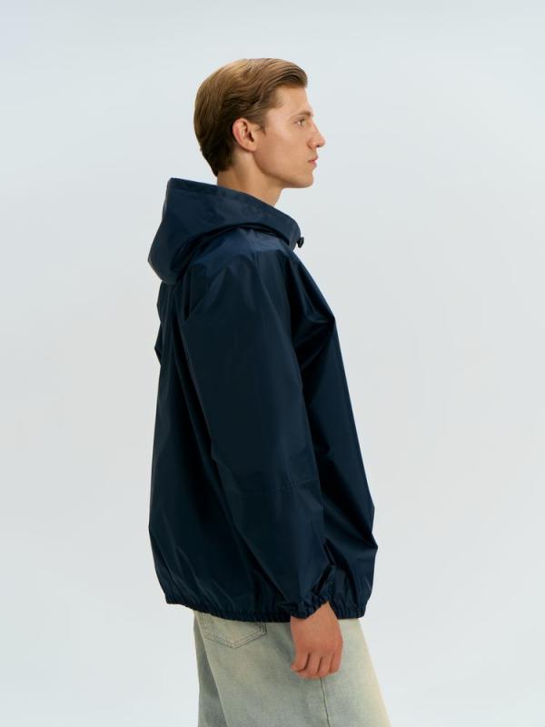 Дождевик-анорак Alatau, укороченный, темно-синий