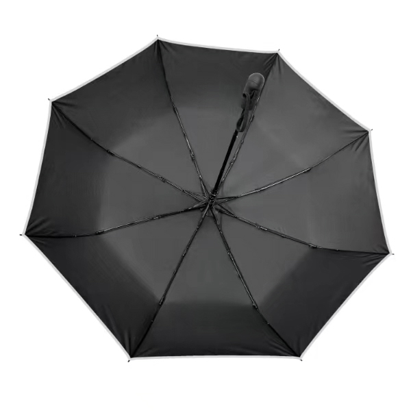 Зонт складной автоматический с фонариком Forest Walker, диаметр 108 см, 8 панелей, со светоотражающей полосой в подарочной коробке