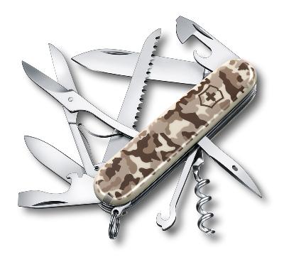 Нож перочинный VICTORINOX Huntsman Desert Camouflage, 91 мм, 15 функций