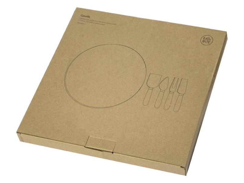 Набор для сыра со стеклянной доской Gauda