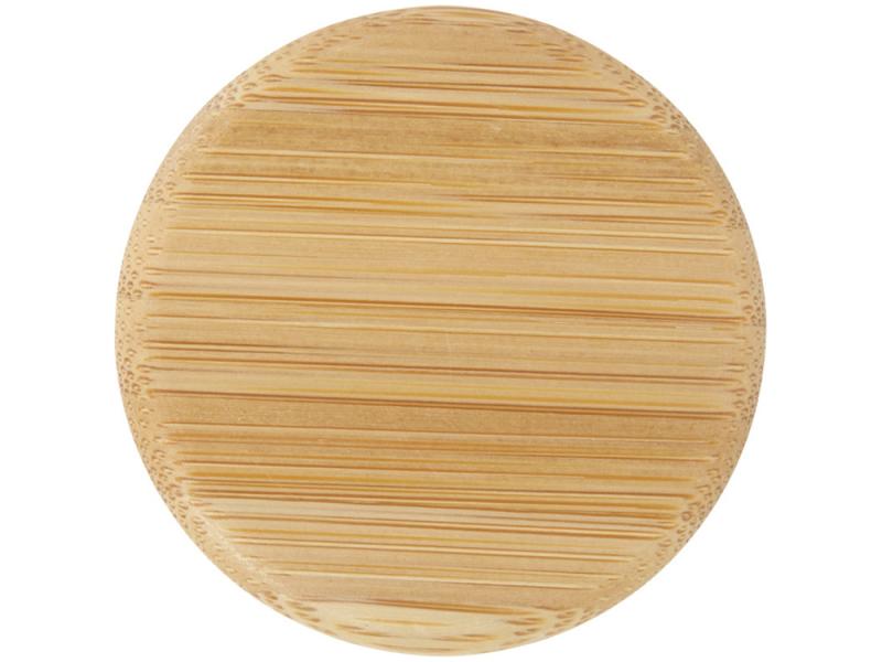 Стеклянная бутылка с бамбуковой крышкой Lume, 500мл