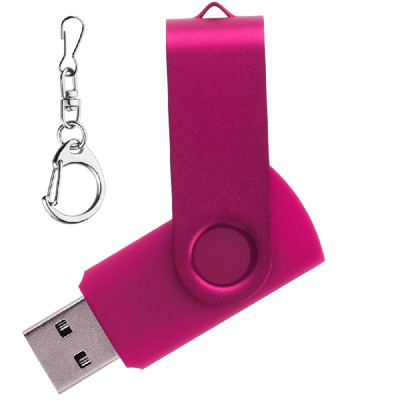 Флеш накопитель USB 2.0 Twister 16GB, пластик Софт Тачметалл